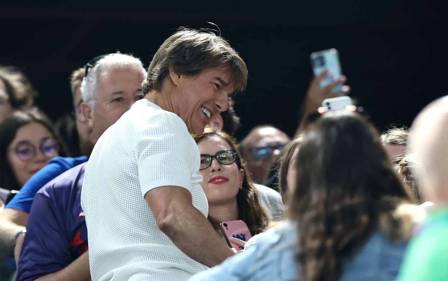 Tom Cruise Smiles as 'Mission: Impossible' Theme Plays at Olympics  Gymnastics