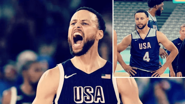 Steph Curry shines in a crucial game for Team USA against France, delivering an electrifying performance with four three-pointers in the final minutes, securing a 98-87 victory. With just 2:48 remaining, Curry hits a critical shot, showcasing his exceptional skills. He reflects on the moment as one of the highlights of his career, finishing the game with 24 points. His teammates, Kevin Durant and Devin Booker, also contribute significantly, helping the team clinch their fifth consecutive gold medal in men's basketball.