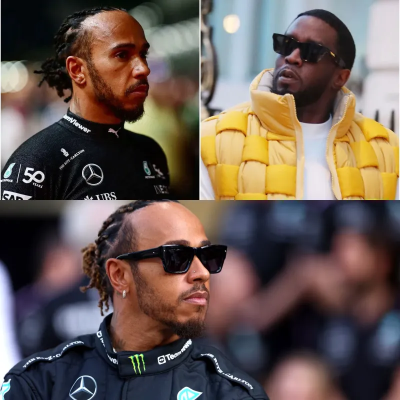 Lewis Hamilton and Diddy 