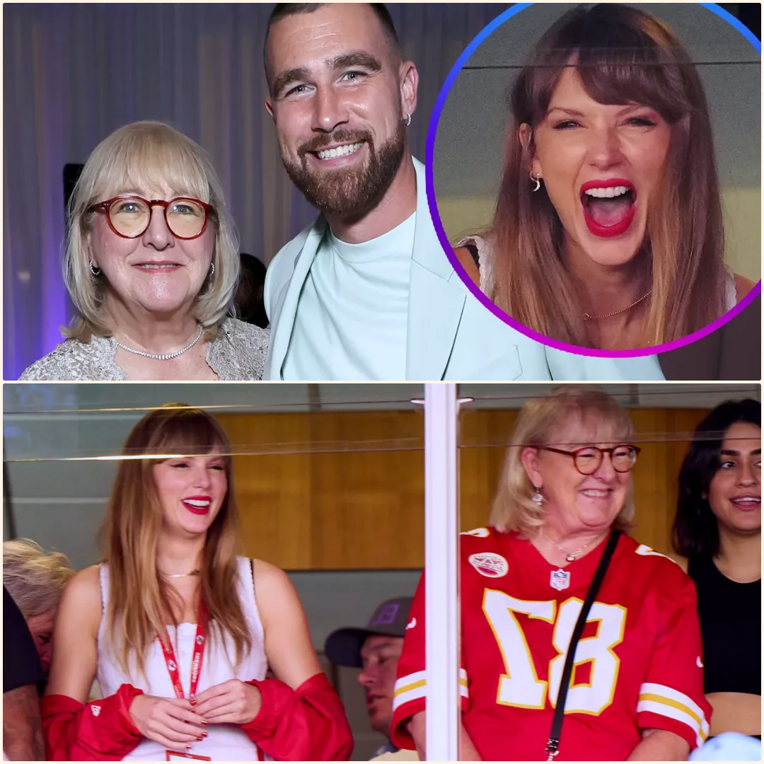 Taylor Swift Cheers on Chiefs with Mom and Donna Kelce