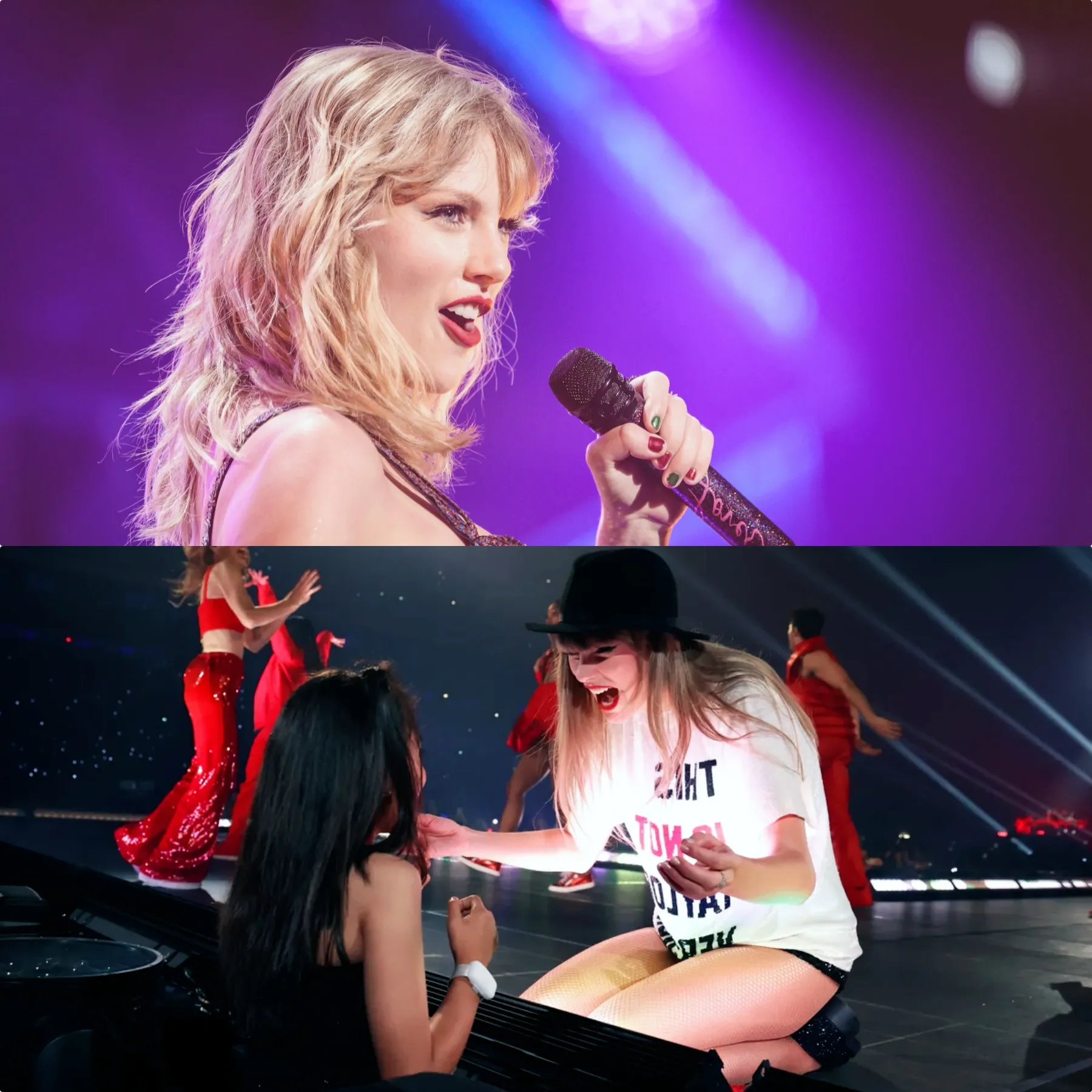 A Special Girl Gifted a Hat by Taylor Swift during The Eras Tour