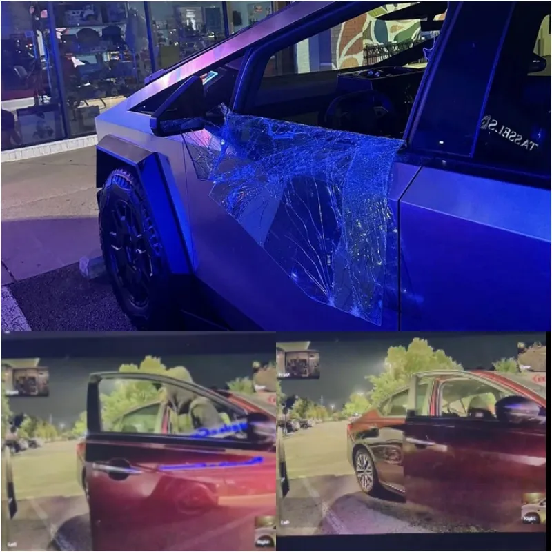 Car Thief Shocks by Tearing Through Tesla Cybertruck’s “Bulletproof” Glass Like Paper!