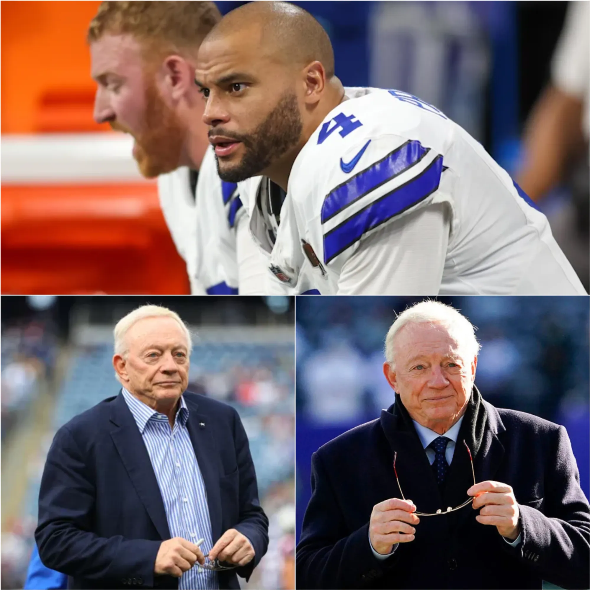 Dak Prescott’s Injury: Jerry Jones Faces Crucial Decision for Cowboys’ Playoff Hopes