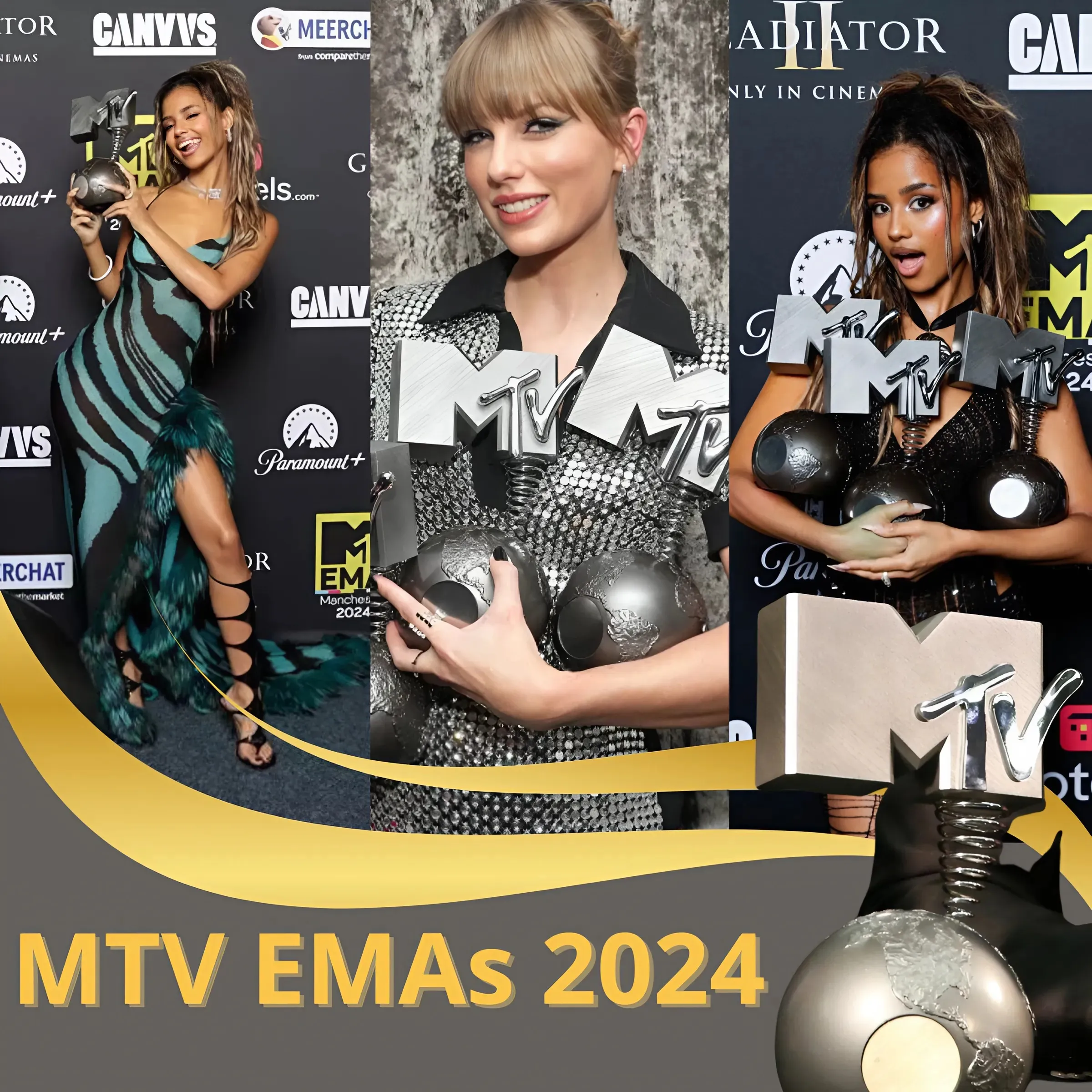 MTV EMA 2024: A night of triumph for Taylor Swift and female artists