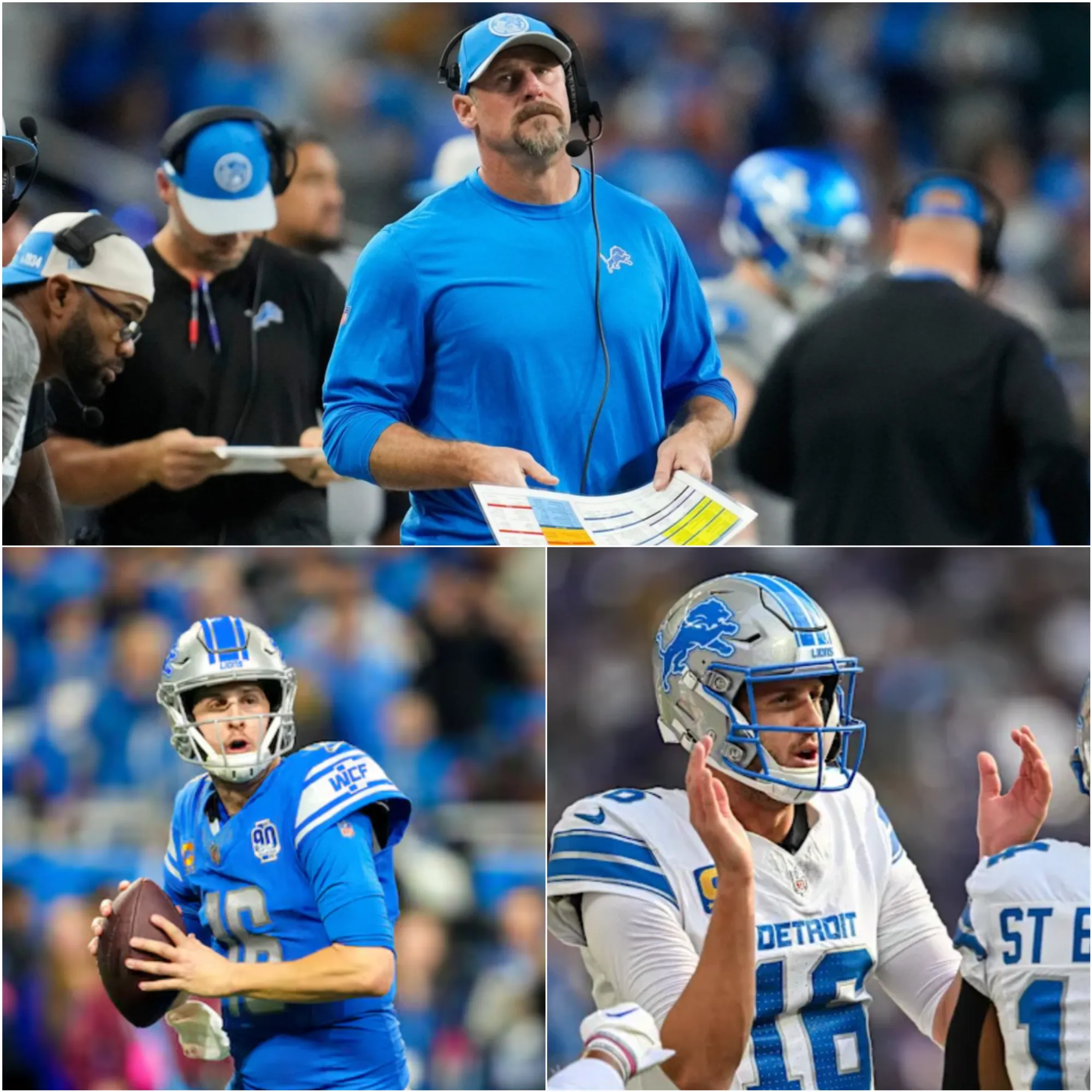 Dan Campbell Defends Jared Goff’s Struggles in Lions’ Win Over Texans