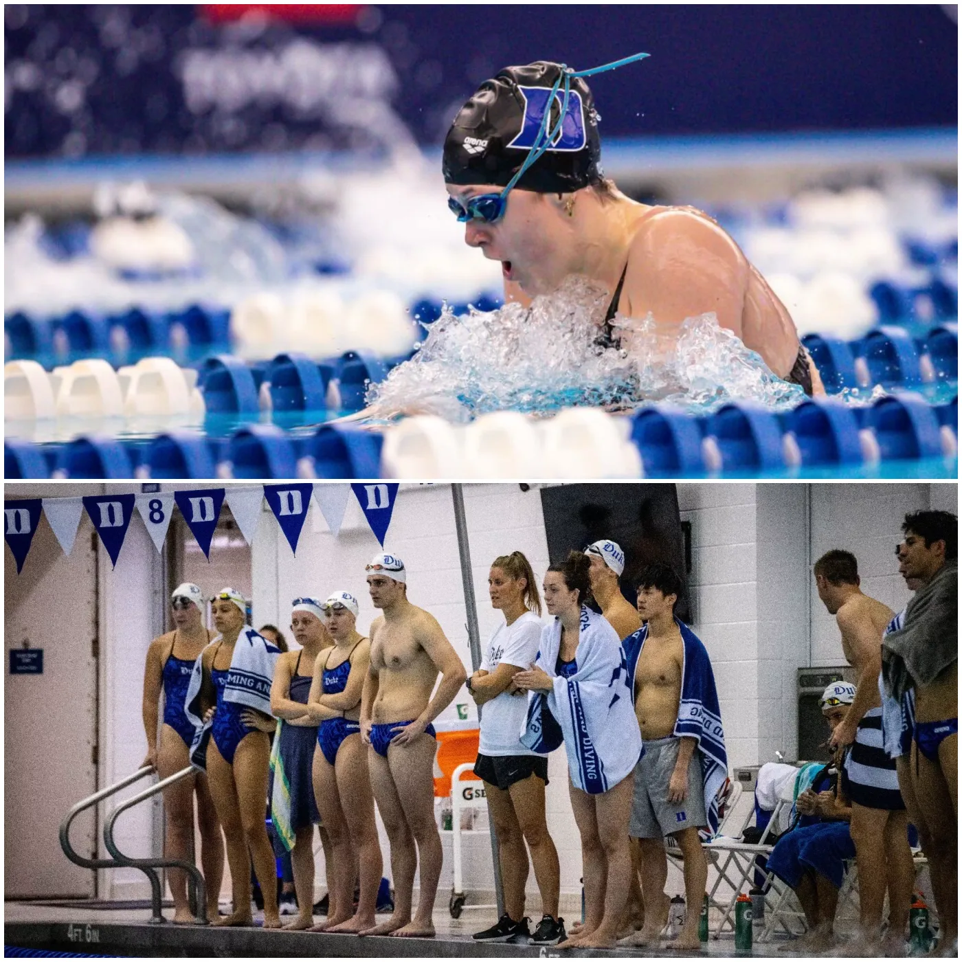 Duke Women’s Swim Team Triumphs in “A” Meet, Northwestern Men Shine in Dual Competition