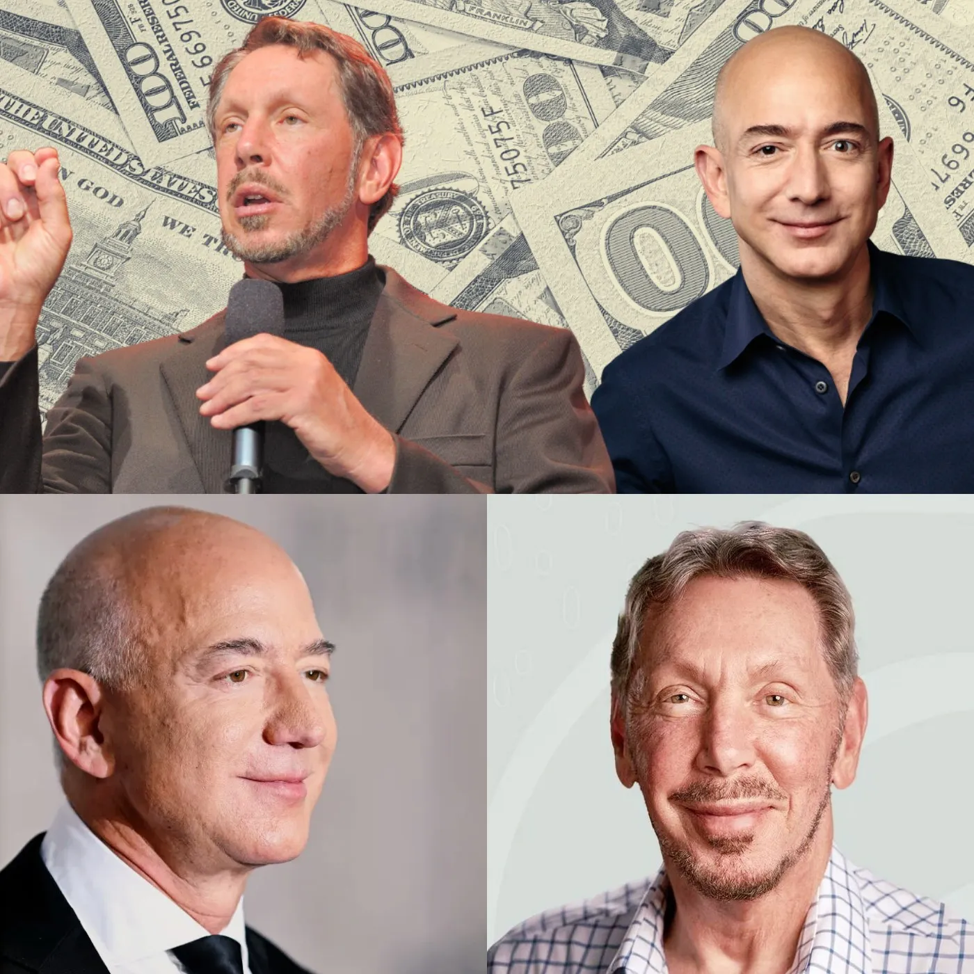 Jeff Bezos vs. Larry Ellison – The Battle for the World’s Second-Richest Person