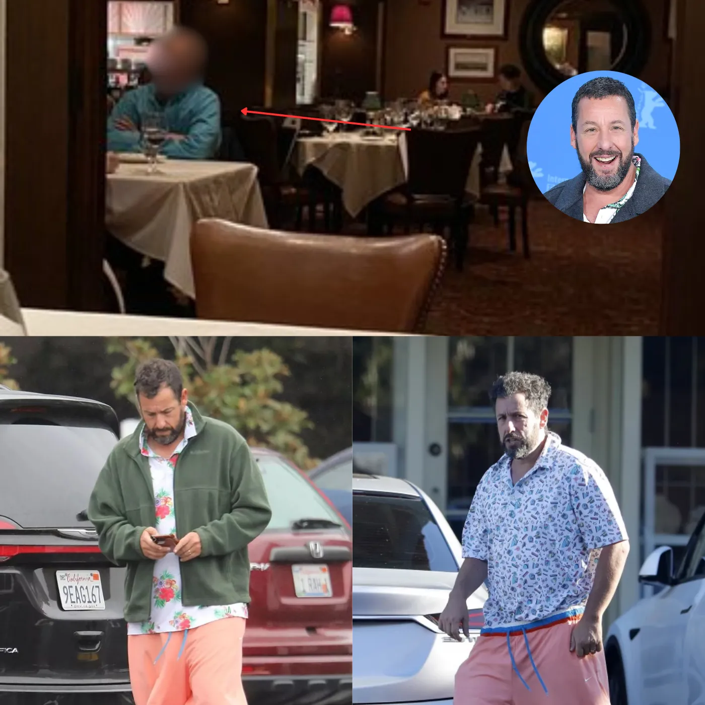 Fans Spot Something “Unusual” During Adam Sandler’s Visit to the Restaurant!