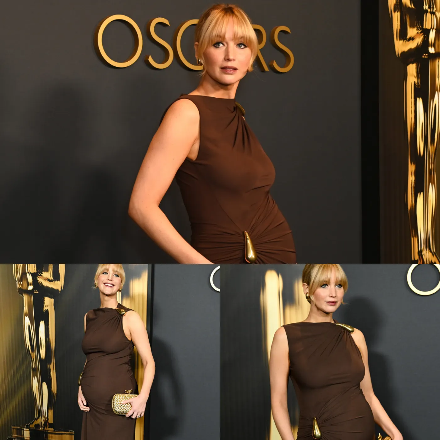 Red Carpet Surprise – Jennifer Lawrence Shines in A Unique Maternity Dress