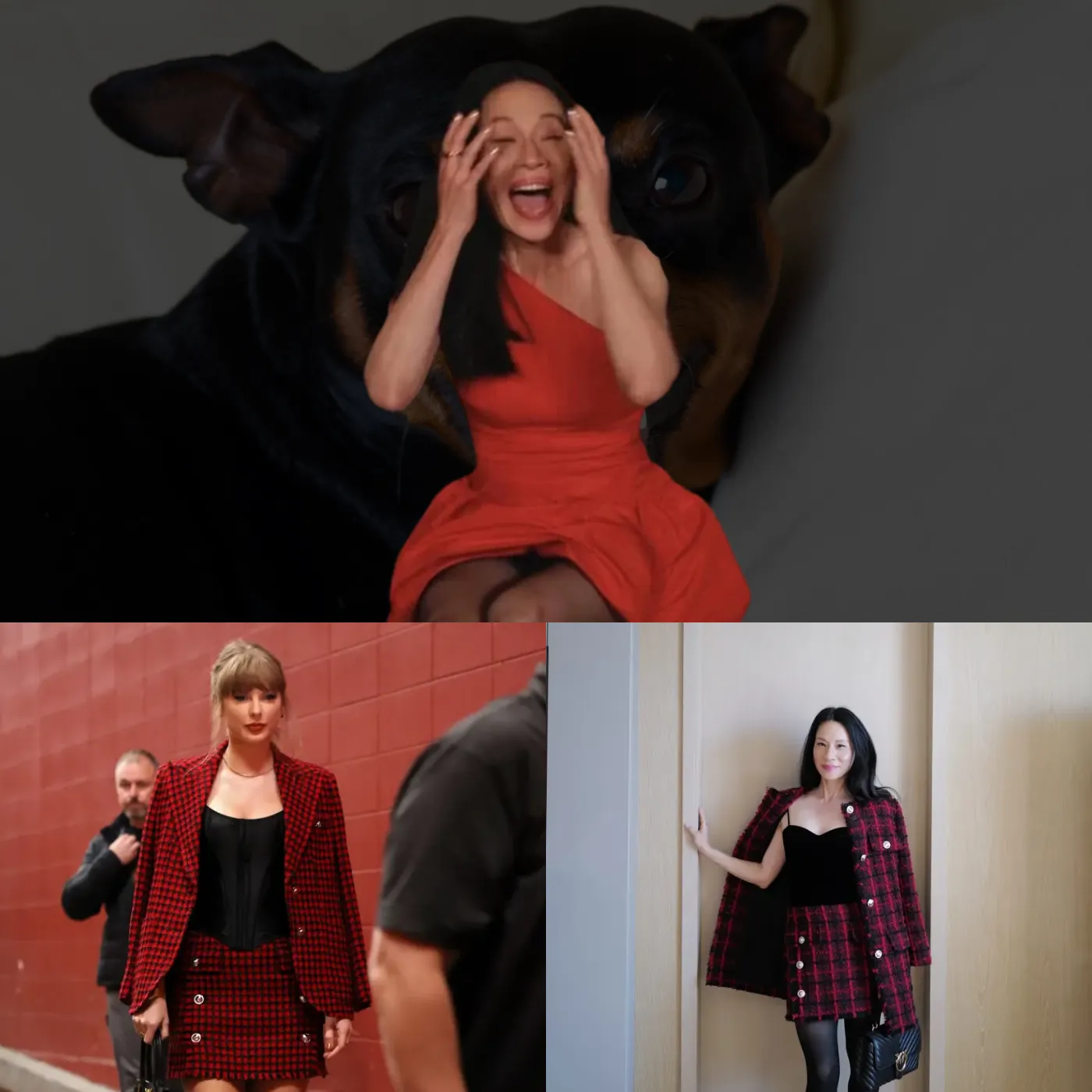 Lucy Liu Stealing Taylor Swift’s Style!!