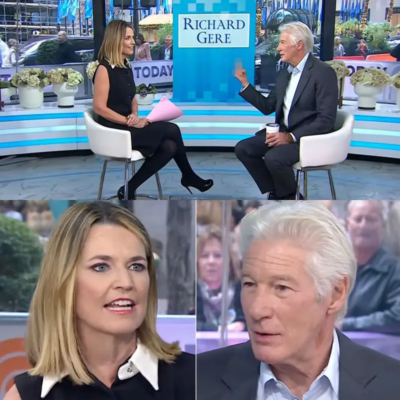 SHOCKING – Richard Gere “Flips” On Savannah Guthrie Live On Air!